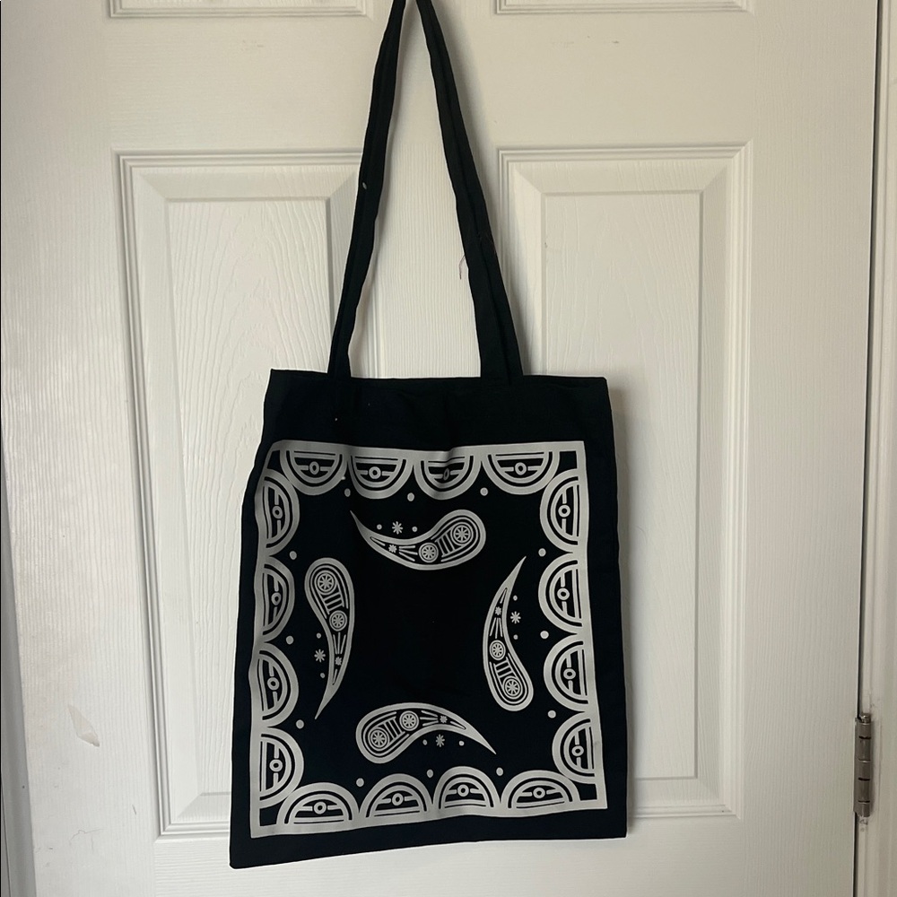 Black and White Tote Bag